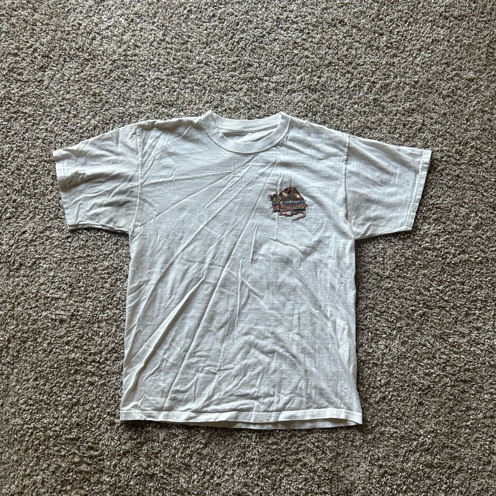 Vintage 90s Chevy white graphic t shirt Mens M